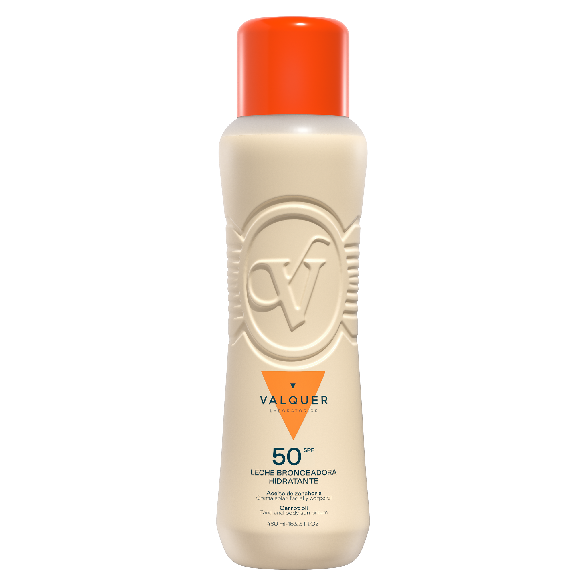 Leche Hidratante Bronceadora de Zanahorias Facial y Corporal SPF 50