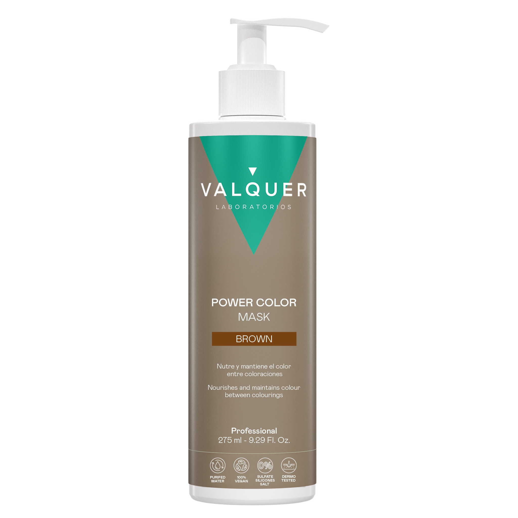 power color brown mask